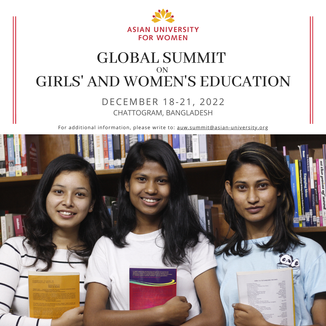 Save the Date! Global Summit on Girls' and Women's Education - Asian ...